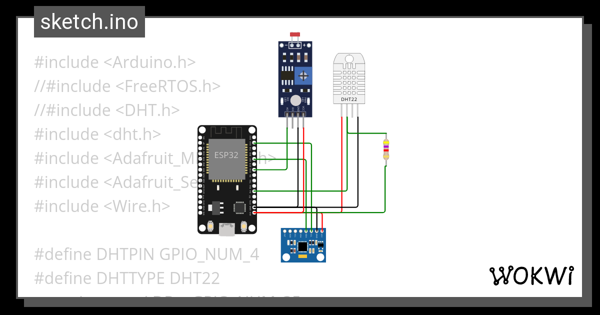 Sketch Ino Wokwi ESP32 STM32 Arduino Simulator