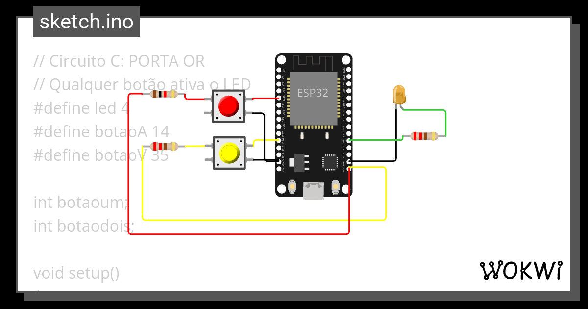 Circuito C Or Wokwi Esp Stm Arduino Simulator