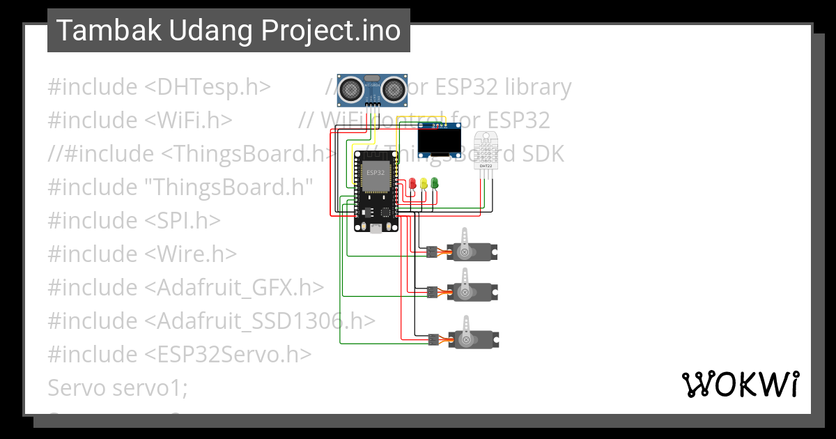 Tambak Udang Project Ino Wokwi Esp Stm Arduino Simulator