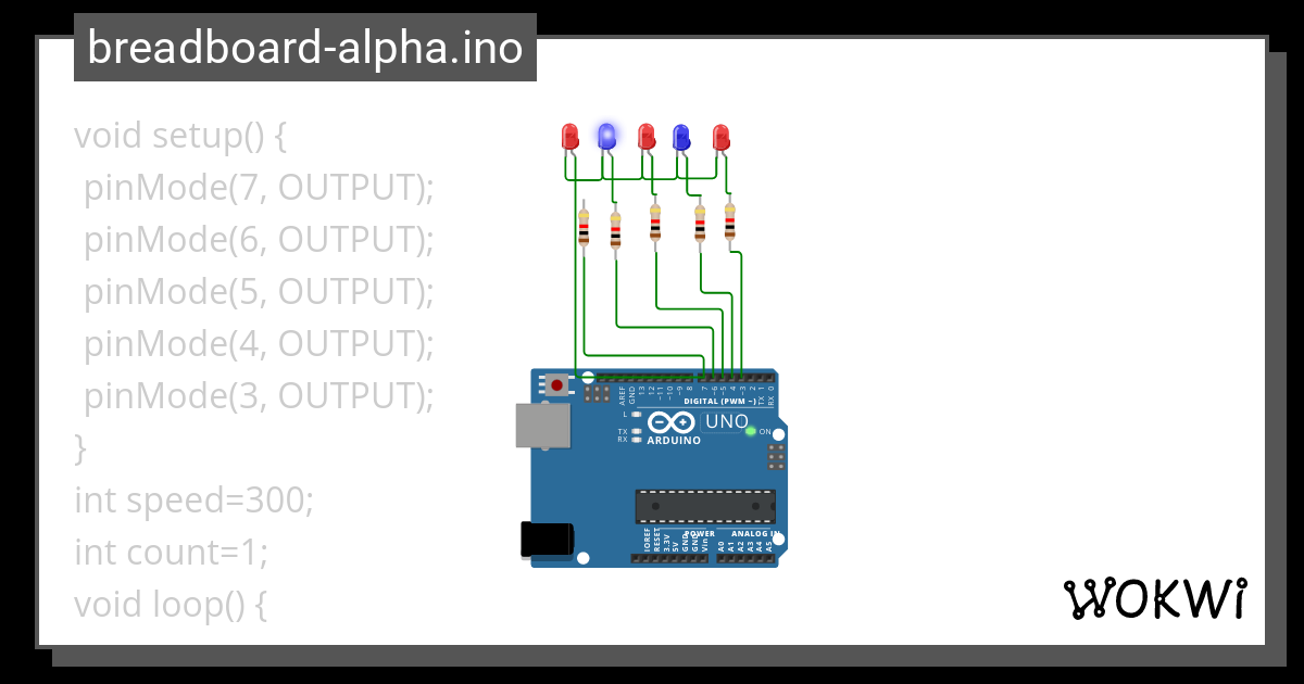 Breadboard Alpha Ino Wokwi Esp Stm Arduino Simulator