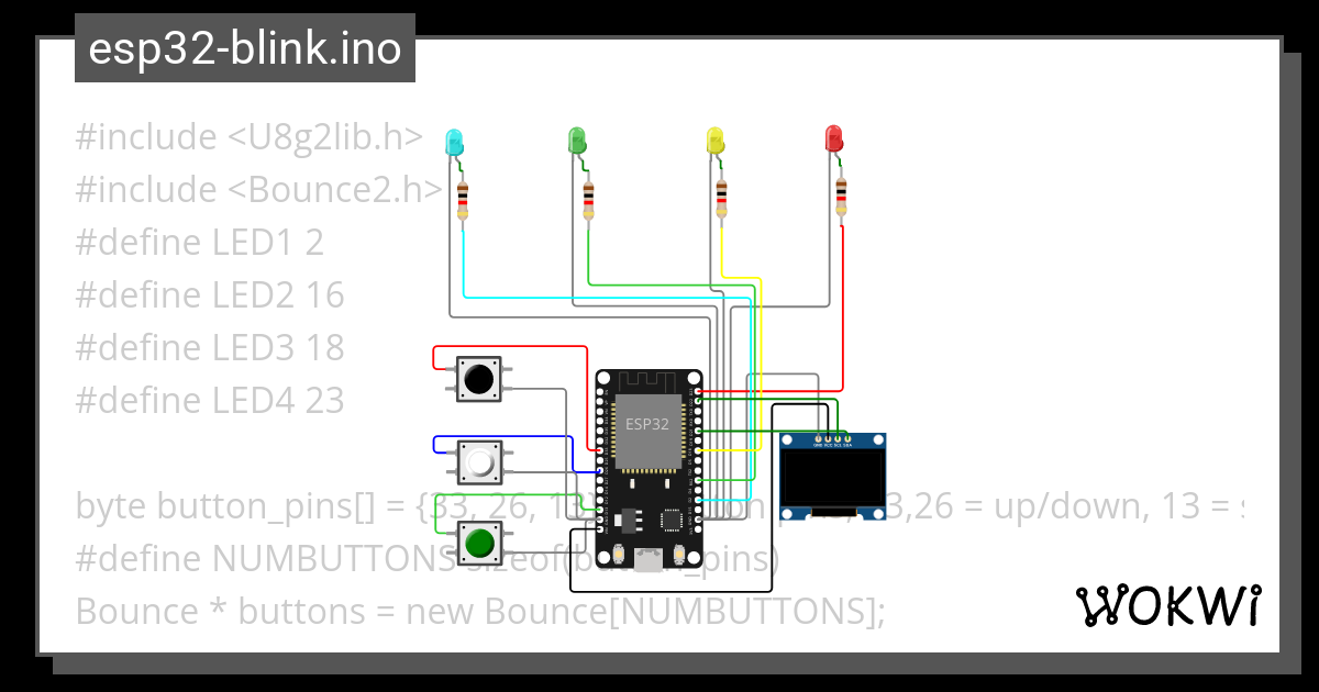 Esp Blink Ino Wokwi Esp Stm Arduino Simulator