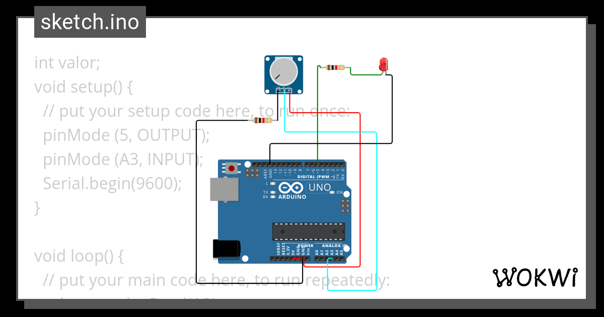 Potenci Metro Wokwi Esp Stm Arduino Simulator