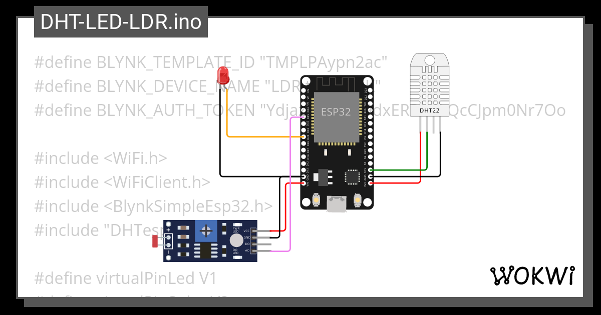 Dht Led Ldr Ino Wokwi Esp Stm Arduino Simulator