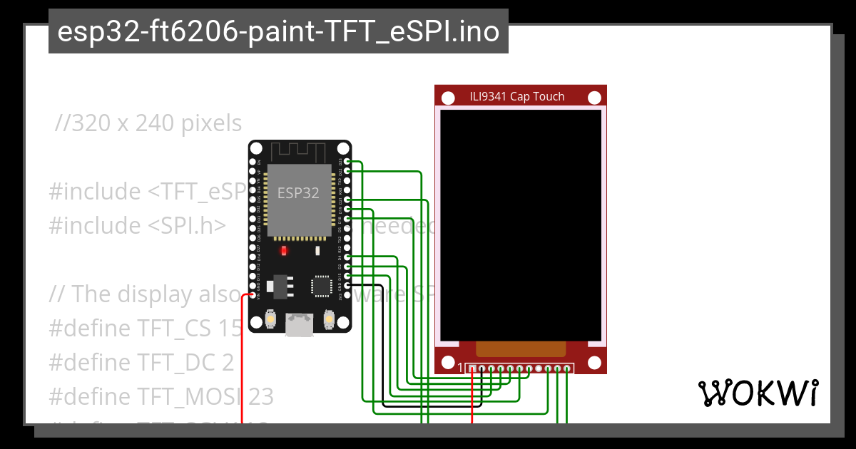 Esp32 Ft6206 Paint TFT ESPI Ino Copy Wokwi Arduino And ESP32 Simulator