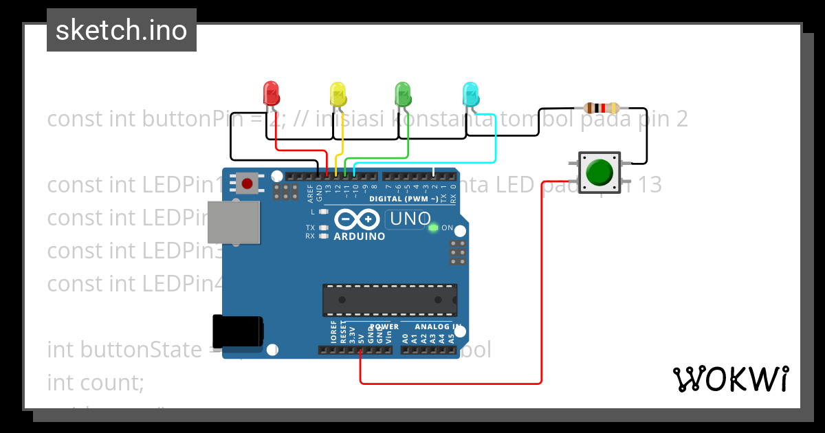 Fajar Aji Kusuma Push Button To Control Flip Flop Led