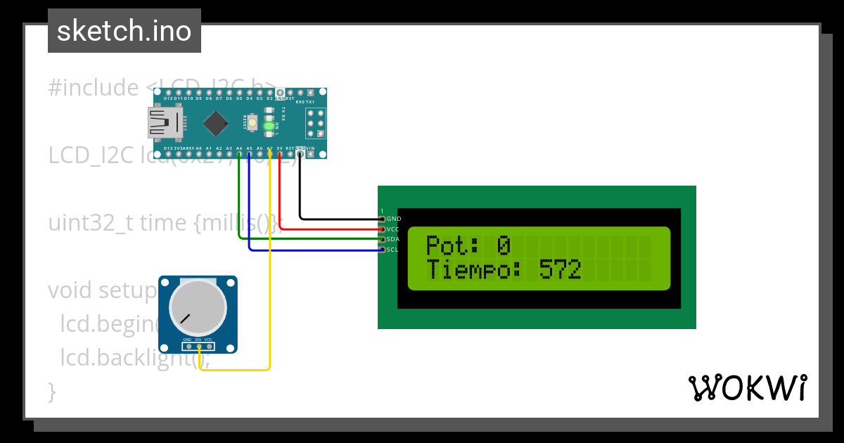 Lcd Y Potenciometro Wokwi Esp Stm Arduino Simulator