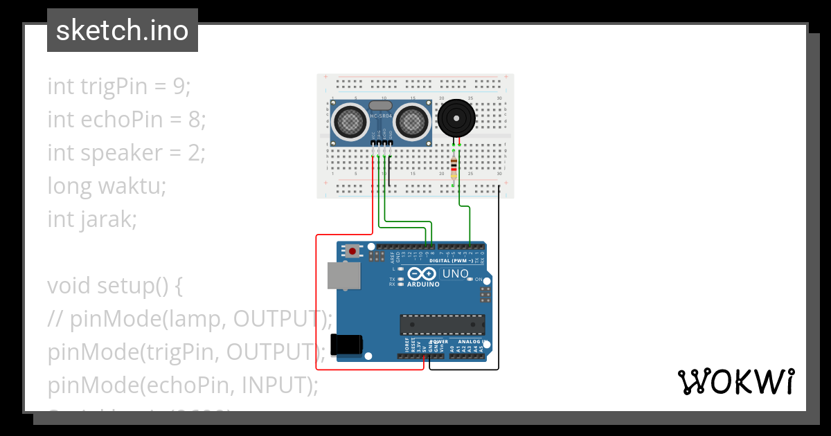 Mengukur Jarak Dan Tinggi Wokwi Esp32 Stm32 Arduino Simulator XXX