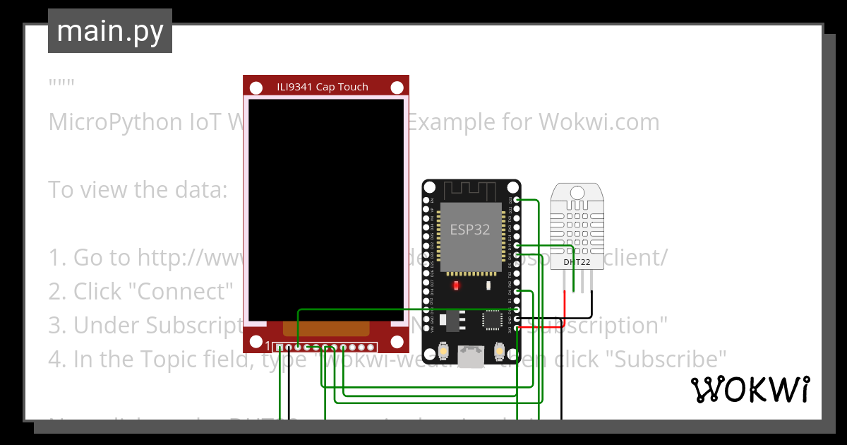 Micropython Mqtt Weather Esp With Ili Wokwi Esp Stm