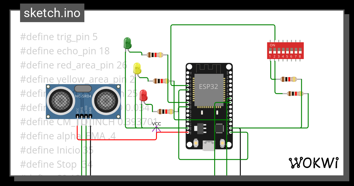 Sensores Ultrasonicos Wokwi Esp Stm Arduino Simulator