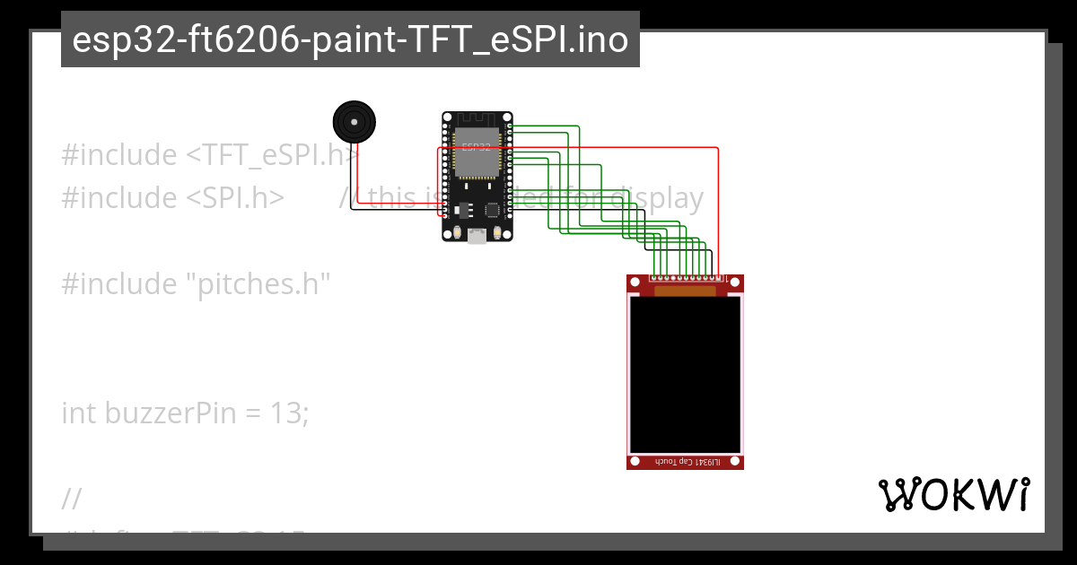 Esp32 Ft6206 Paint TFT ESPI Ino TESTING Examples Copy Wokwi ESP32