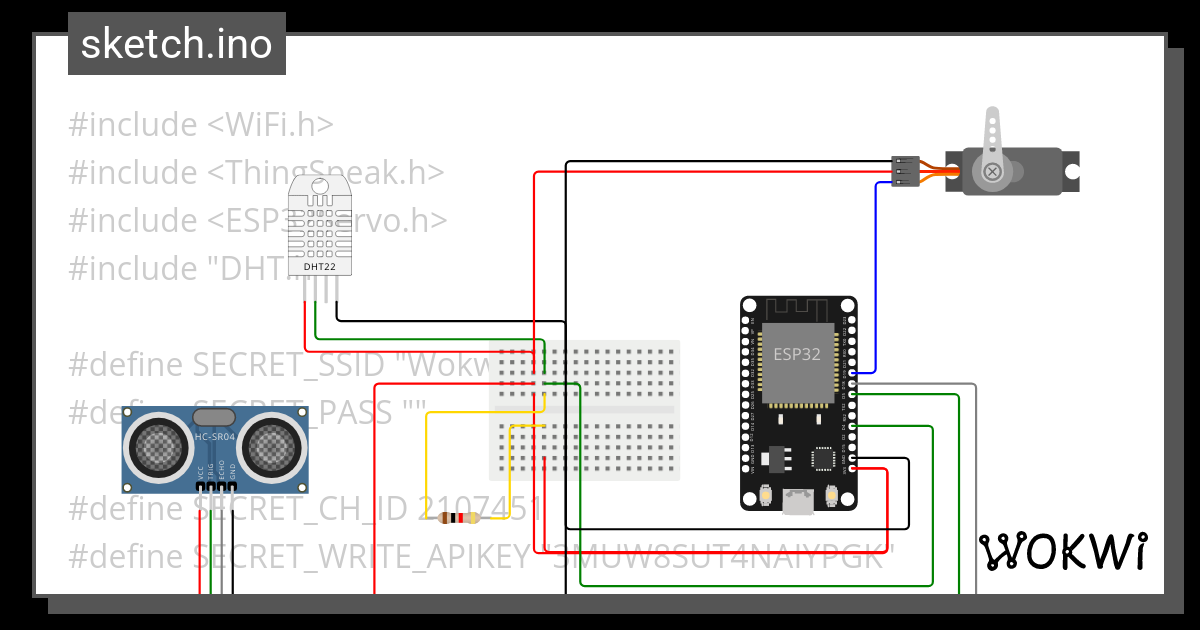 Automated Covid Checking System Wokwi ESP32 STM32 Arduino Simulator