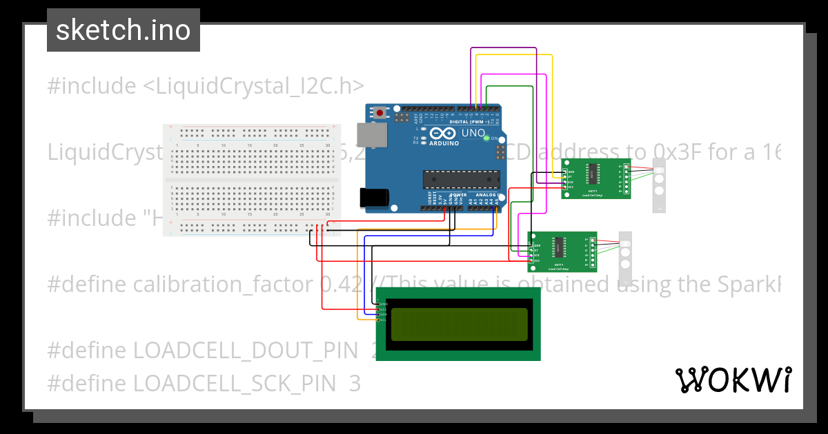 Load Cell Test Wokwi Esp Stm Arduino Simulator