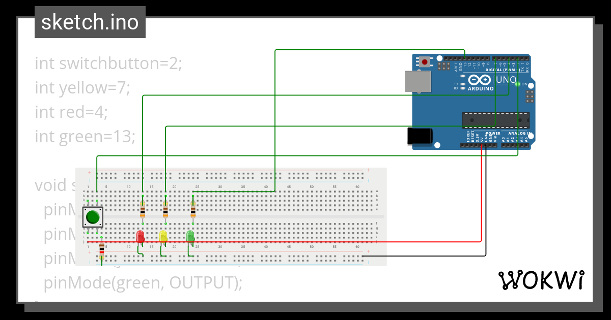 Traffic Light Activity Wokwi Esp Stm Arduino Simulator