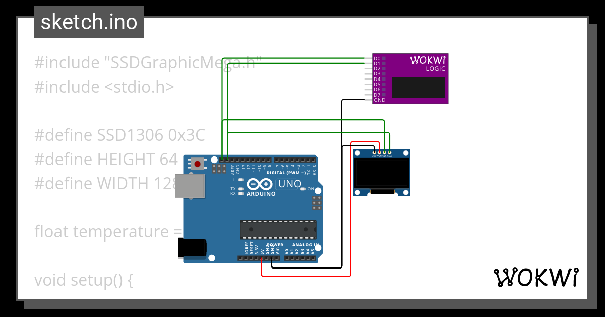 Test I C Mega Wokwi Esp Stm Arduino Simulator