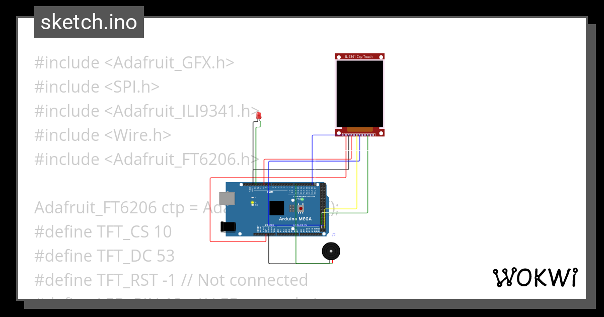 Buttons On Touch Screen Wokwi Esp Stm Arduino Simulator