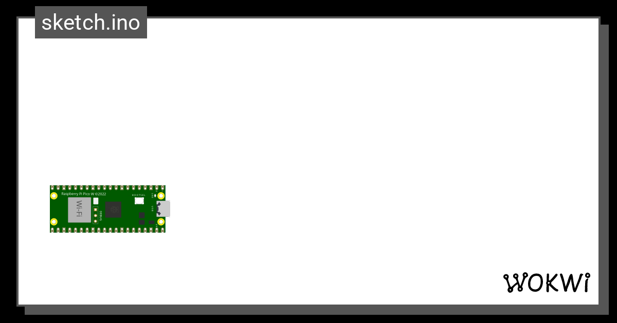 Pico W Template Wprks With Python Wokwi Esp Stm Arduino Simulator