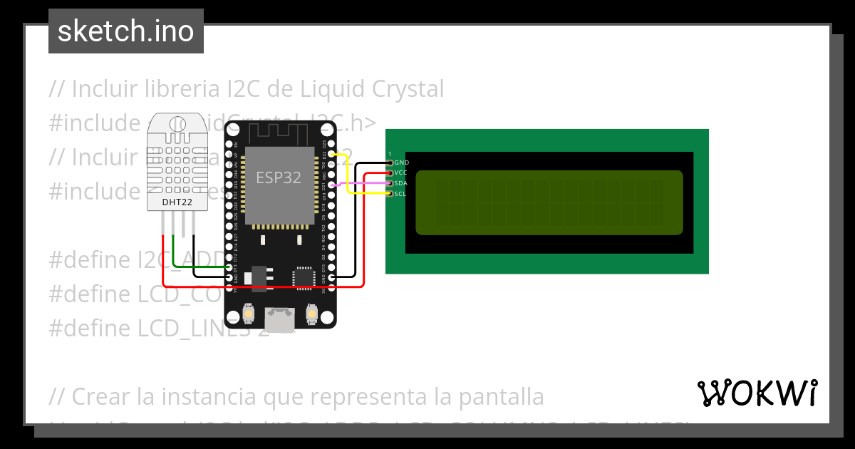 Liquid Crystal Wokwi ESP32 STM32 Arduino Simulator