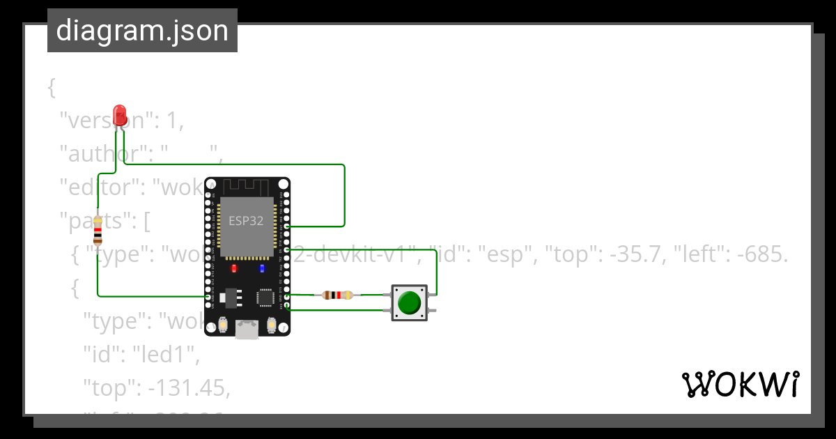 Button With Pull Up Resistors Wokwi Esp Stm Arduino Simulator