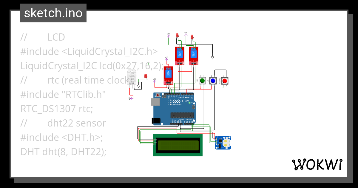 Dht Relay Wokwi Esp Stm Arduino Simulator