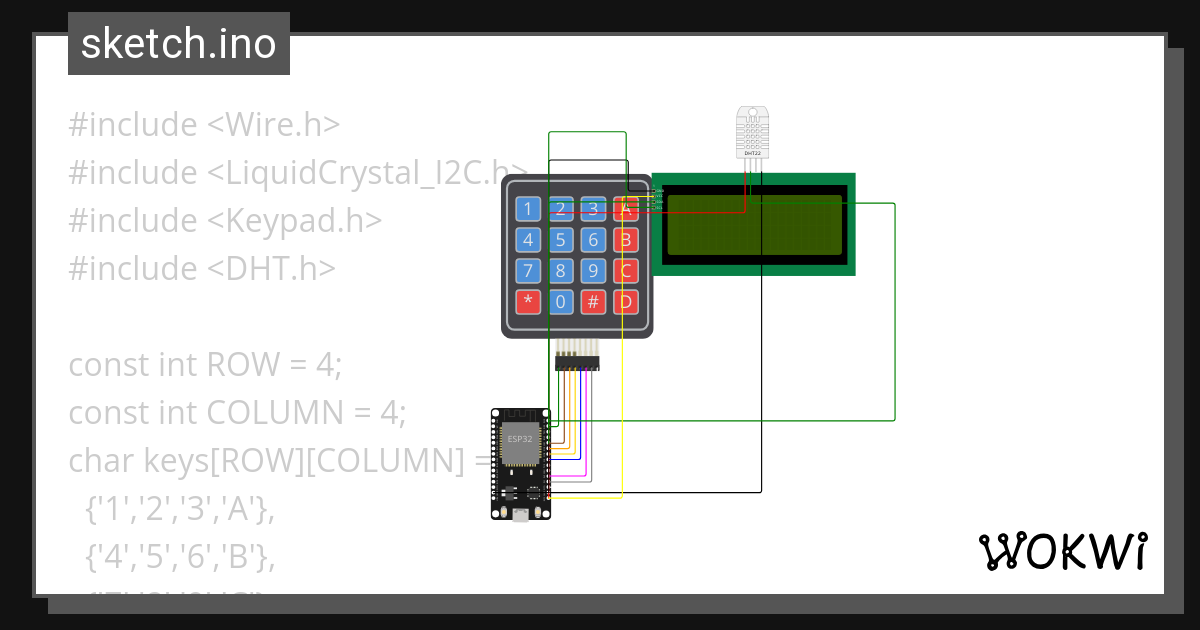 Pengukur Suhu Wokwi ESP32 STM32 Arduino Simulator