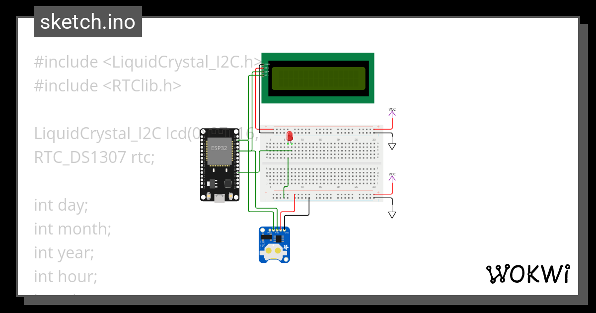 Esp Rtc Lcd Wokwi Esp Stm Arduino Simulator