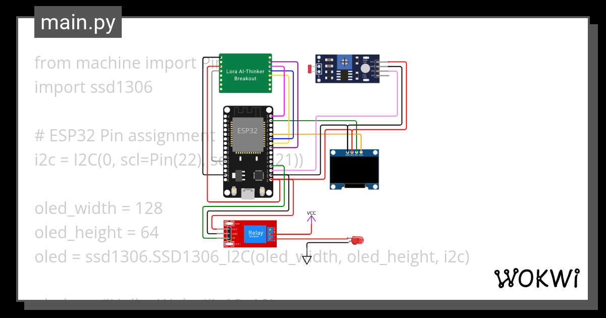 Esp Lora Photosensor Oled Wokwi Esp Stm Arduino Simulator