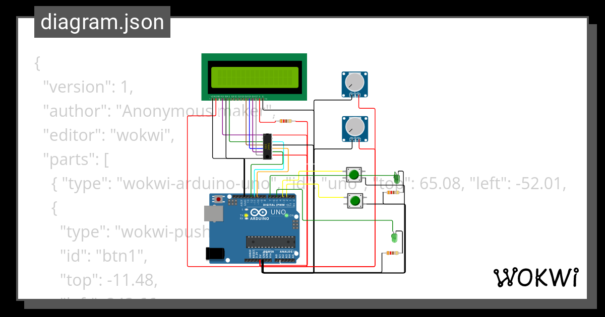 Switch And Lcd Ino Copy Wokwi Esp Stm Arduino Simulator