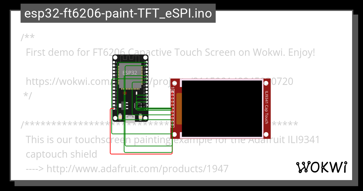 Esp Tft Espi Ino Wokwi Esp Stm Arduino Simulator