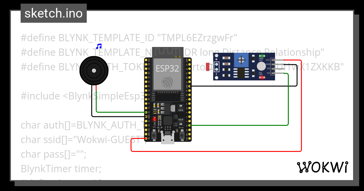 Ldr Buzzer Wokwi Esp Stm Arduino Simulator