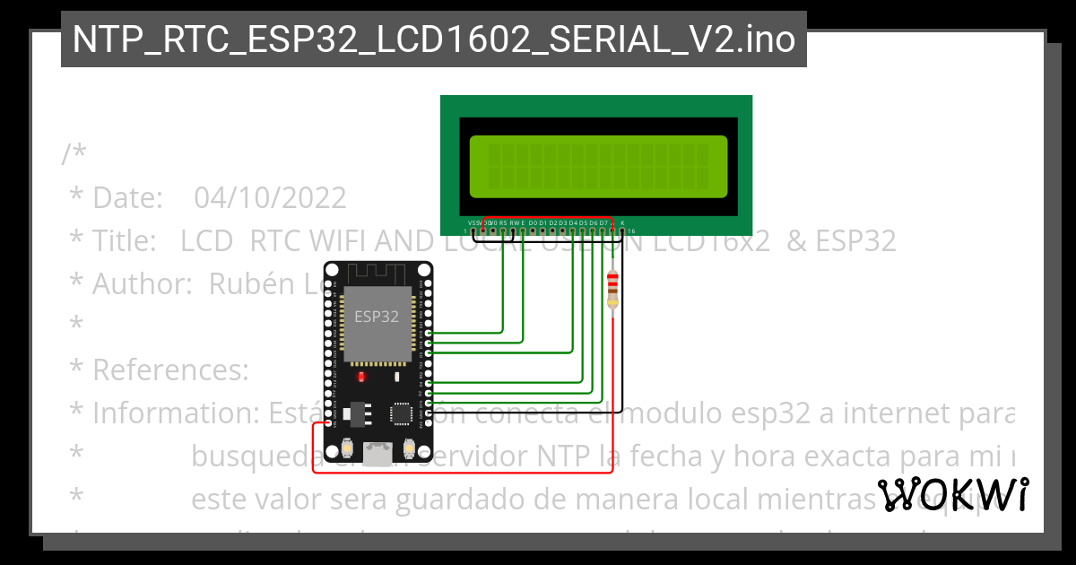 Rtc Clock Local Esp Ino Copy Wokwi Esp Stm Arduino Simulator