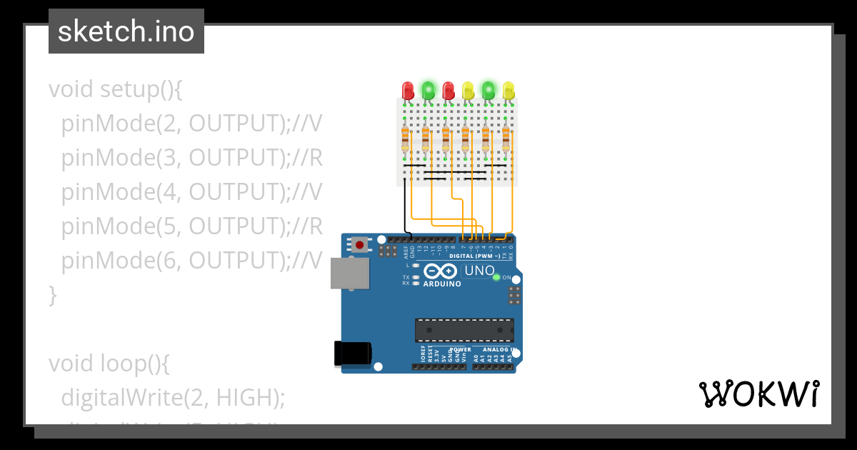 P Semaforo Focos Copy Wokwi Esp Stm Arduino Simulator