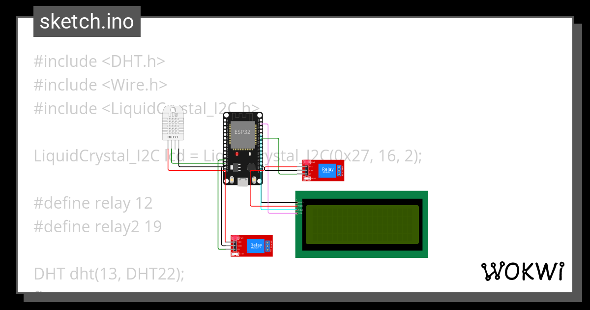 Dht Sensor Wih Esp Copy Wokwi Esp Stm Arduino Simulator