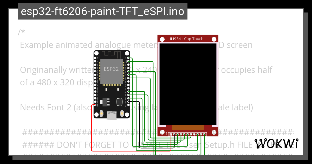 Esp Tft Espi Ino Wokwi Esp Stm Arduino Simulator