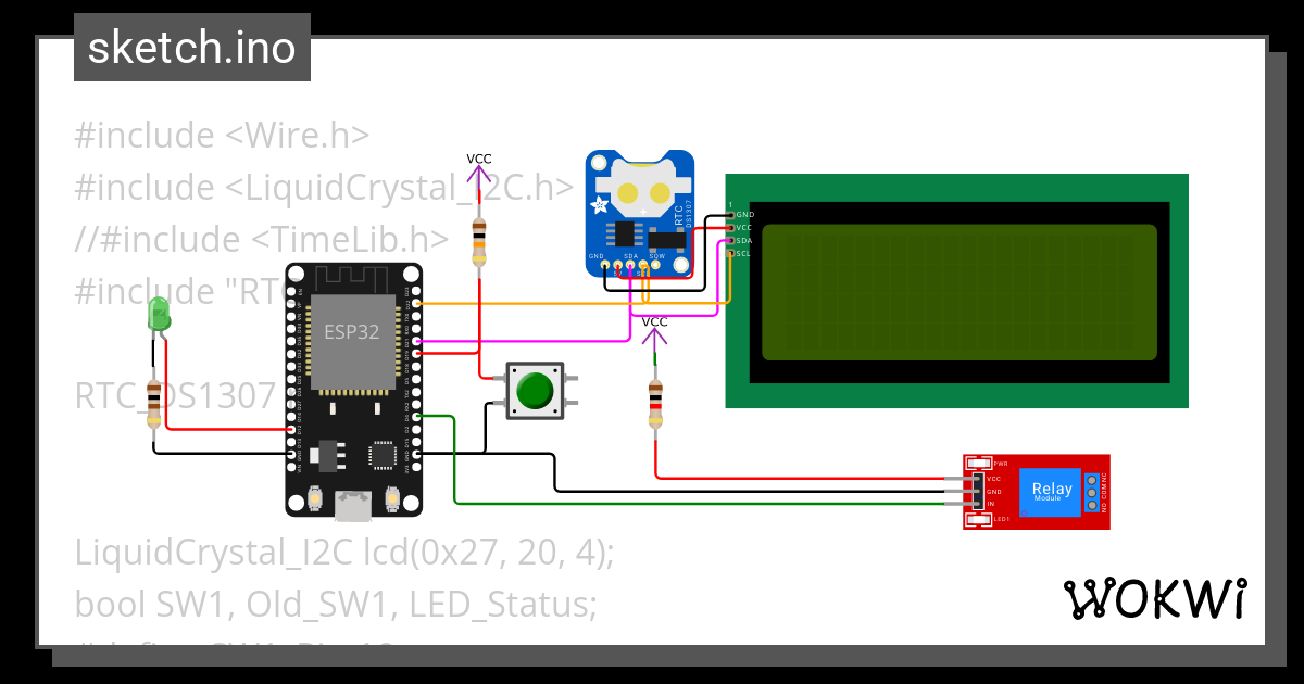 Esp Rtc Lcd Copy Wokwi Esp Stm Arduino Simulator