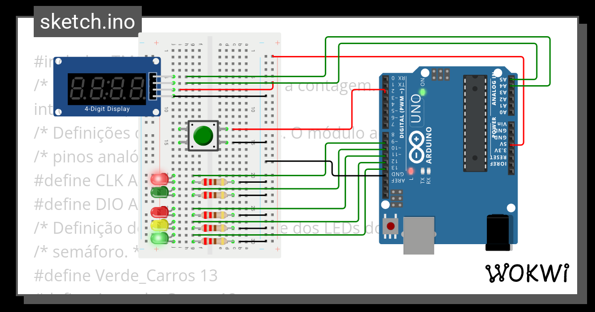 Sem Foro Inteligente Segm Copy Wokwi Esp Stm Arduino Simulator