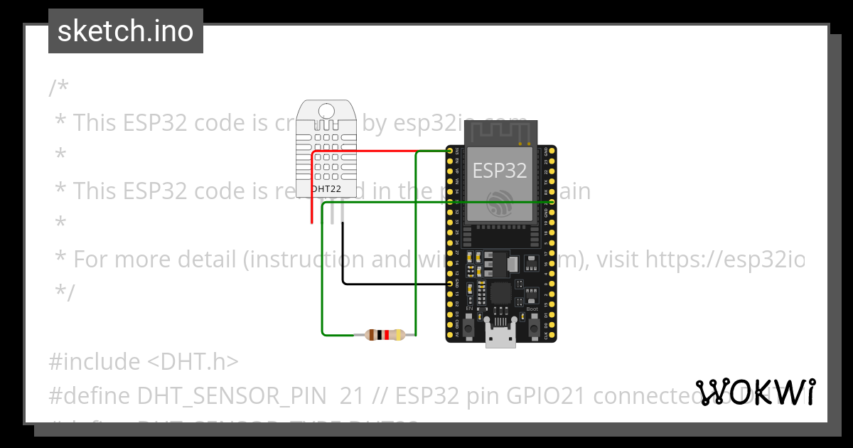 Temperatur Dht Esp Wokwi Esp Stm Arduino Simulator