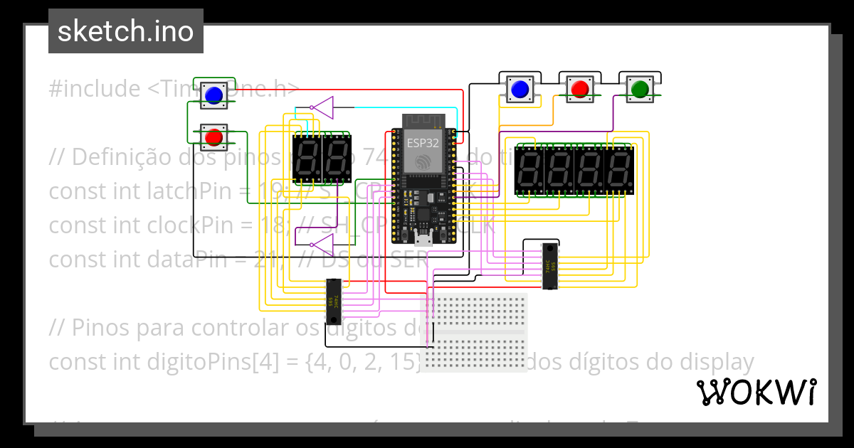 Teste Wokwi Esp Stm Arduino Simulator