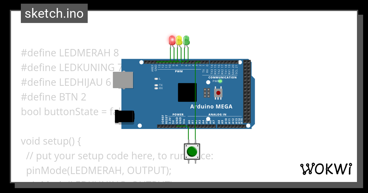 Coba Wokwi ESP32 STM32 Arduino Simulator