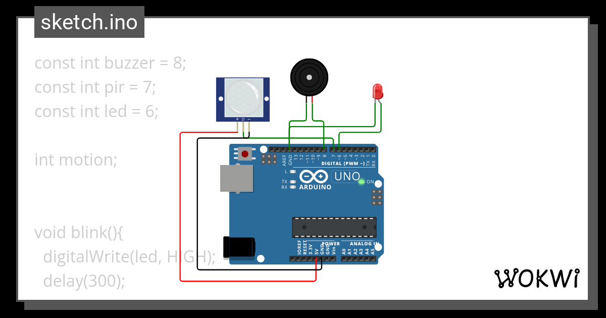 Security System Wokwi Esp Stm Arduino Simulator