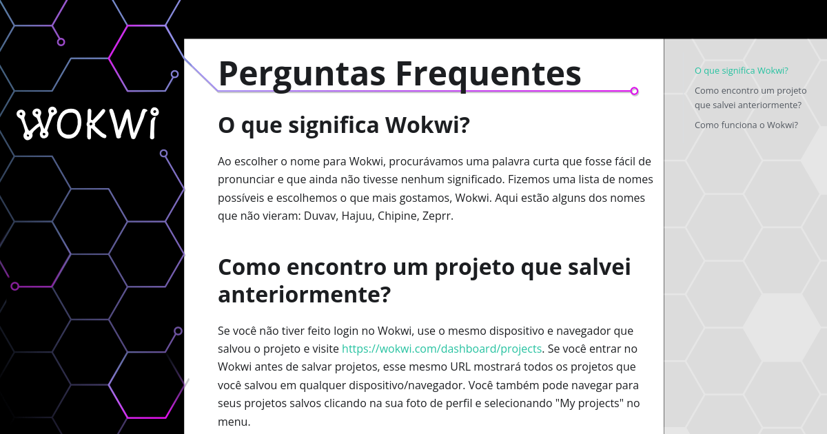 Perguntas Frequentes