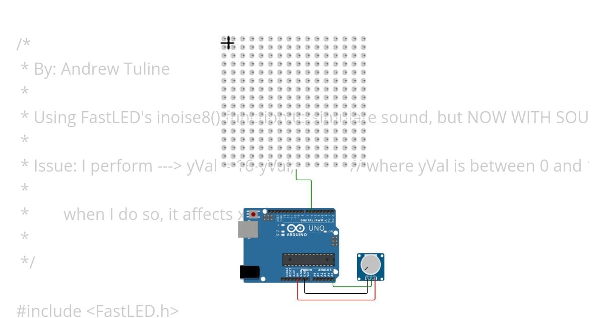 Noise to sound simulation