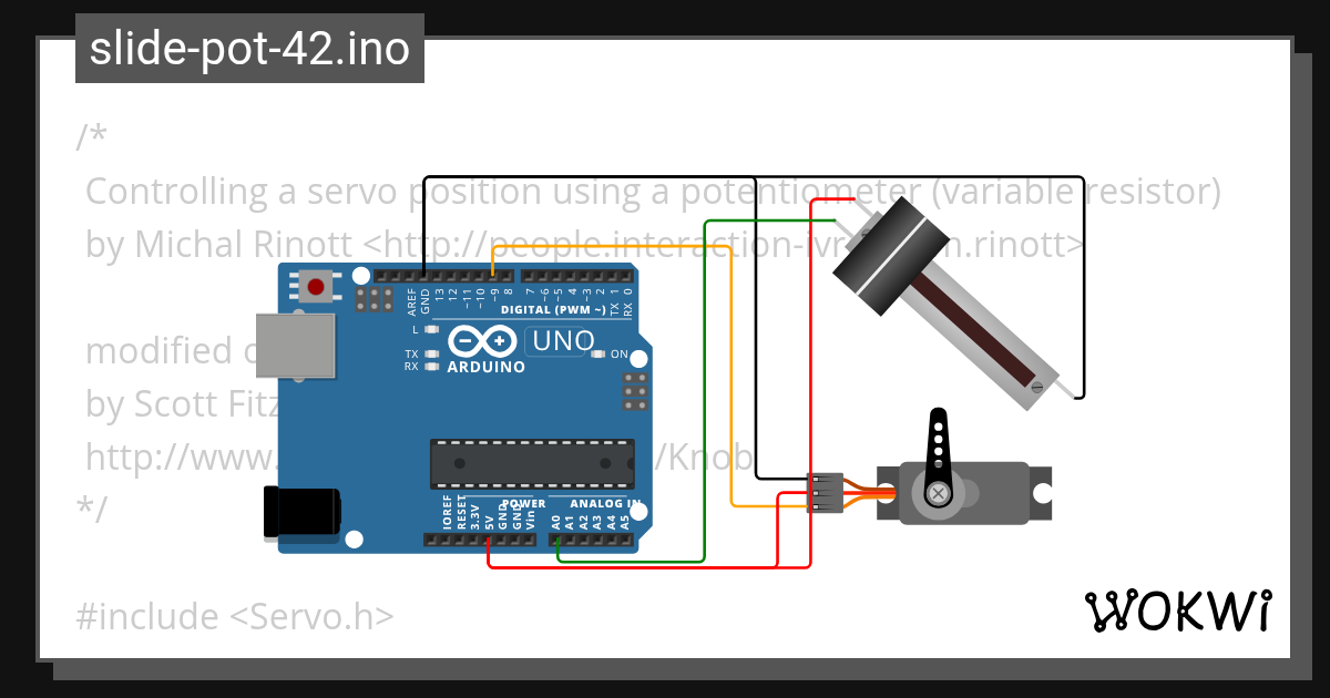 slide-pot-42.ino - Wokwi ESP32, STM32, Arduino Simulator
