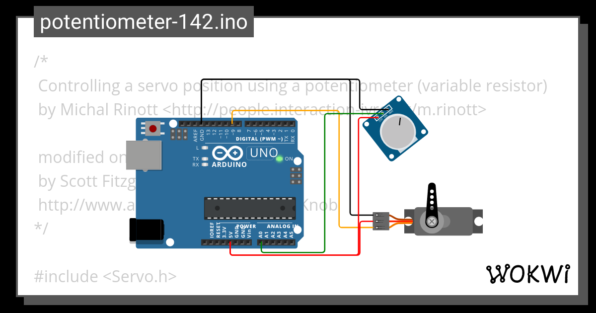 Potentiometer O Wokwi Esp32 Stm32 Arduino Simulator 4819