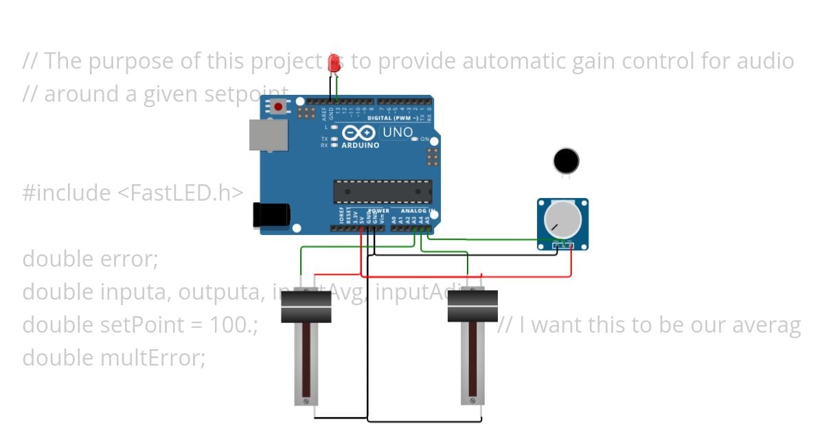 Automatic Gain Control simulation