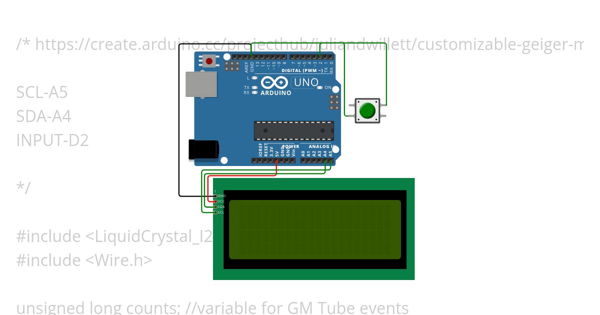 customizable-geiger-muller-counter.ino simulation