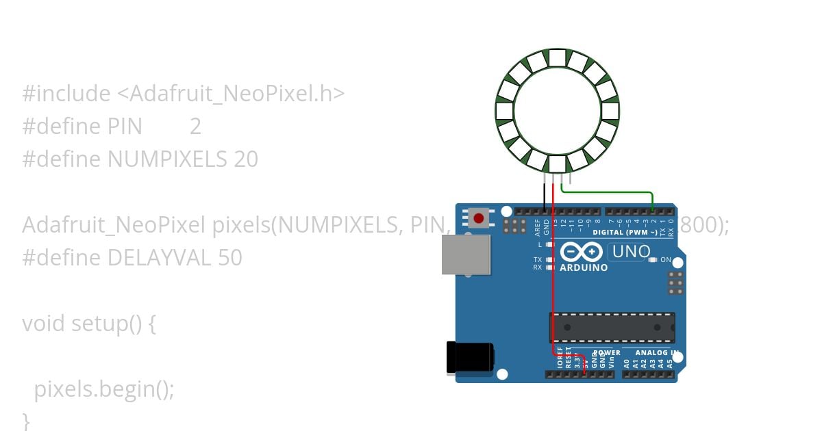 neo pixel simple simulation