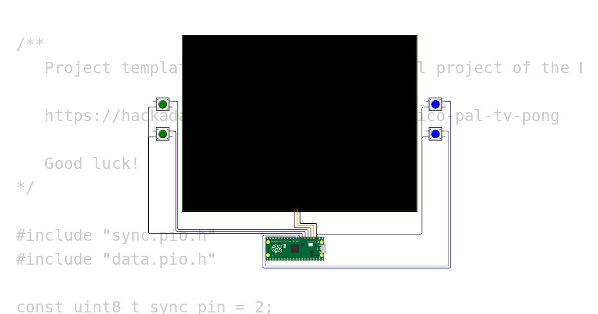tv-pong.ino simulation