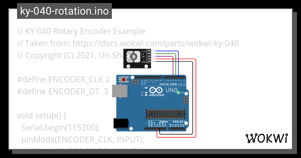 Modulo encoder rotativo 2 canali con pulsante ky-040 arduino - Winmar