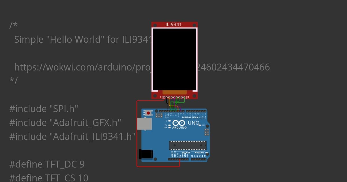 Arduino LCD-TFT Color Display