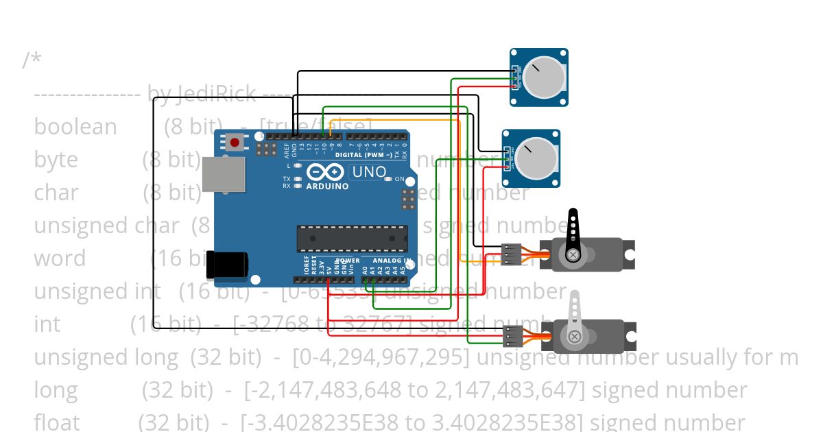 ServoJoystick.ino simulation